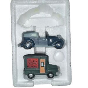 Department 56 Vintage Car Set - Blue and Green